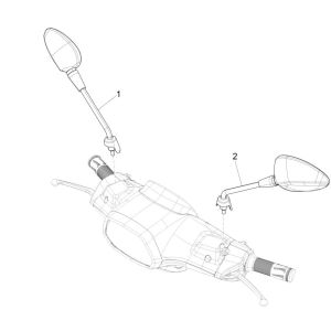 Rückspiegel Vespa Sprint 125 4T 3V IE ABS