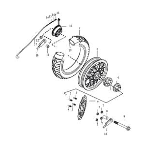 Hinterrad Agm Caferacer