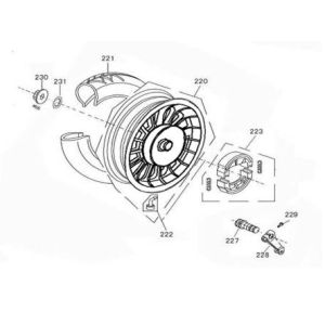 Hinterrad AGM Joy weiß