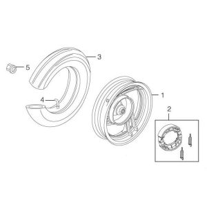 Hinterrad Giantco Sprint 4-Takt