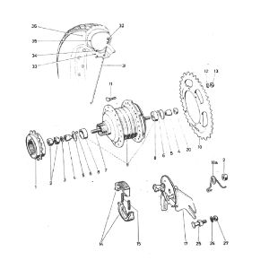 Achterwiel Puch Maxi