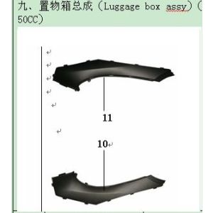 Abdeckung Abdeckung Grundplatte China Touring blau