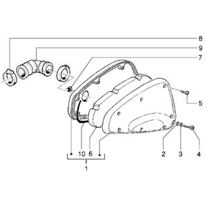 Luftfilter Piaggio Liberty 2-Takt bis 2005