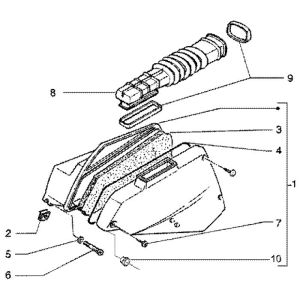 Luftfilter Piaggio Liberty 4-Takt bis 2005