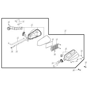 Air cleaner Kymco Super8 R E5