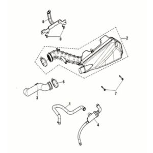 Air cleaner Sym Crox 50 E5