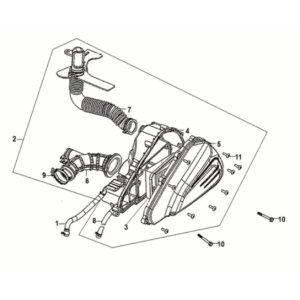 Air cleaner Sym Jet 14 125I AC E5 2021-2024