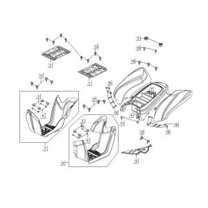 Kofferbox Kymco Maxxer 90 Black