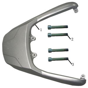 Gepäckträger China Touring blau