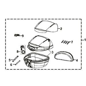 Gepäckträger Sym Symphony ST euro4