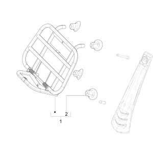 Gepäckträger vorne Vespa Primavera 125 4T 3V IE ABS