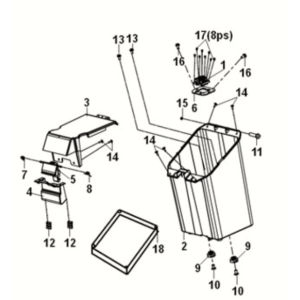 Batteriefach Sym E-XPRO 45KM/H 2020-2021