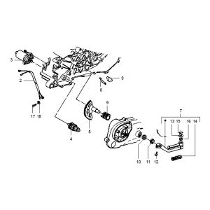 Anlasserfreilauf - Starter Gilera Runner 98-2005 2-Takt