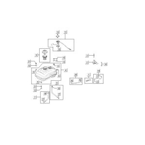 Treibstofftank Kymco MXU 150