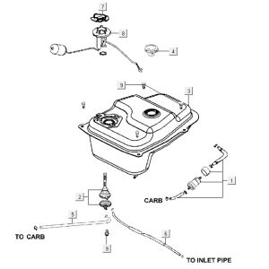 Benzintank AGILITY CITY 16 4T 125
