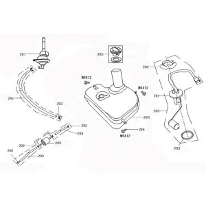 Benzintank AGM Retro Extra grün