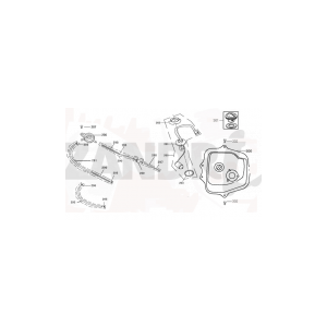 Benzintank Santini Capri 125cc schwarz