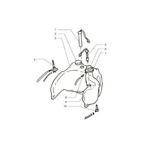 Benzintank Beta Ark-k AC schwarz 2008 2-Takt