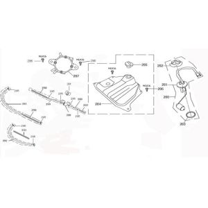 Benzintank China Joy schwarz