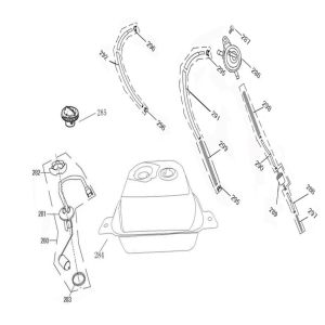 Benzintank China R8 weiß