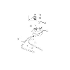 Benzintank Kymco Agility 12' 4-Takt Silber