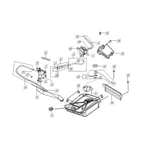 Benzintank Kymco Grand Dink 2-Takt Silber