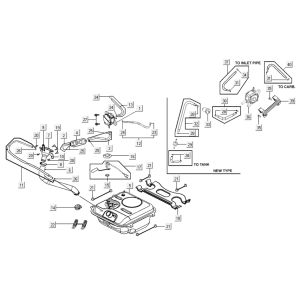 Kraftstofftank Kymco New Dink 4-Takt deep ocean blue