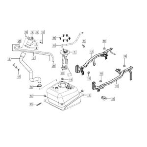 Benzintank Kymco Xciting 500i