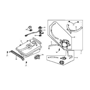 Benzintank Sym Jet Euro-X 2-Takt
