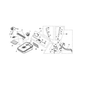 Benzintank Sym Jet Sport-X 2-Takt