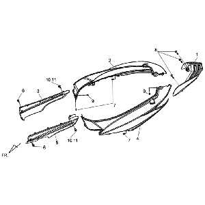 Beschichtung Sym Jet 4 (BK001C) schwarz