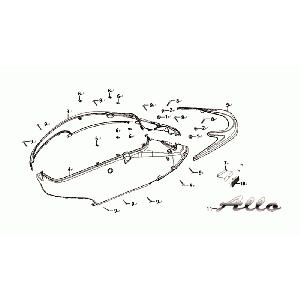 Beschichtung Sym Allo Euro4 (WH-8018P) Weiß