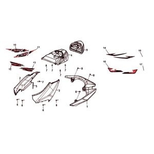 Beplating Sym Crox 50 E4 BLACK/GRAY (BK-5560S/GY-7450U)