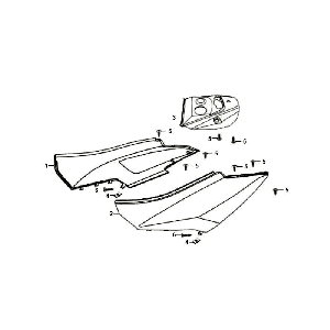 Sym Orbit Abdeckung (BU289) blau