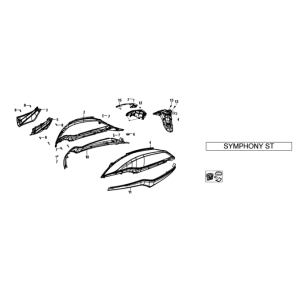 Sym Symphony ST E3 Tiefschwarze Beschichtung (BK-001C)