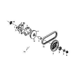 Flansch V String Sym Fiddle II (BK-7C) Eisengrau Bewegungslicht