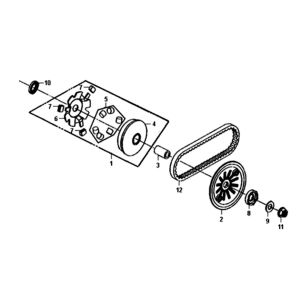 Beweglicher Flansch V-Saite Sym Symphony ST euro4