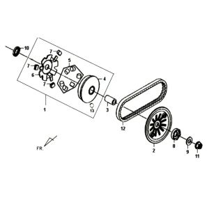 Flansch V String Sym Tonik Bewegungsleuchte (WH8018P) weiß