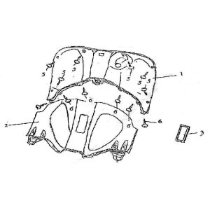 Innenhaube Pronto Amaro 125cc
