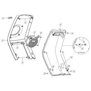 Frontcover - Beinschild Niu M1 mattschwarz