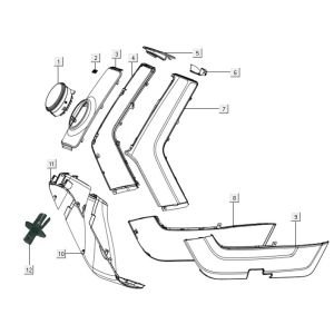 Hauben - schwarz glänzend Niu N1S