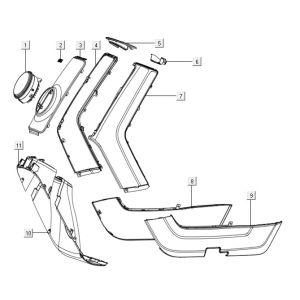 Frontabdeckungen Niu NQI Cargo
