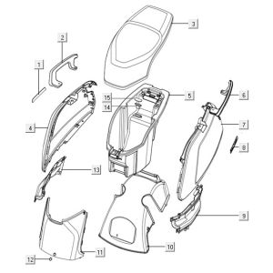 Heckhauben Niu mattschwarz N1S
