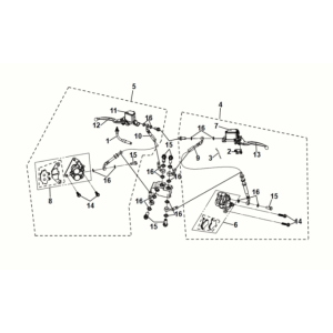Bremssystem Assy Sym Symphony ST 50 E5