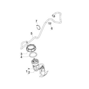 Piaggio Beverly 300 IE ABS E4 2016 - 2020 (EMEA) Kraftstoffpumpe