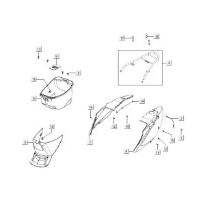 Buddybak Kymco Agility 10' 4-Takt sportlich orange
