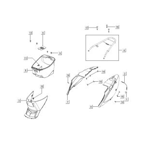Buddybak Kymco Agility 12' 4-Takt Silber