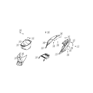 Buddybak Kymco Agility Delivery 4-Takt euro4 weiß