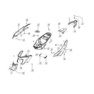 Buddybak Kymco City 16' 4-Takt weiß