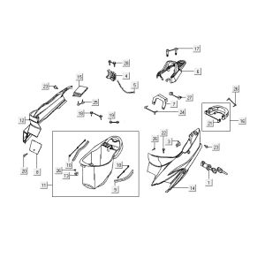 Buddybak Kymco ZX 2t ac blau limitiert